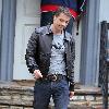 Olivier Martinez 
leaves a friends house
Los Angeles, California.