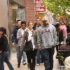 Donald Faison shops with his girlfriend CaCee Cobb at The Grove
Los Angeles, California.