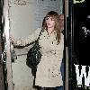 Christina Ricci at the stage door of the Cort Theatre after the Sunday matinee of �Time Stands Still �New York City.