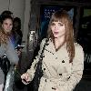 Christina Ricci at the stage door of the Cort Theatre after the Sunday matinee of �Time Stands Still �New York City.