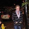 Alison Sweeney arriving at Red O Mexican restaurant 
Los Angeles, California.