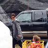 Halle Berry and daughter Nahla Ariela at Mr Bones pumpkin patch in West Hollywood Los Angeles.