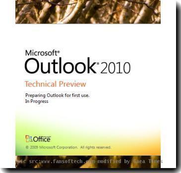 Re: Microsoft Outlook 2010