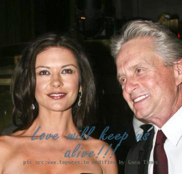 Michael Douglas and Cathrine Zeta Jones