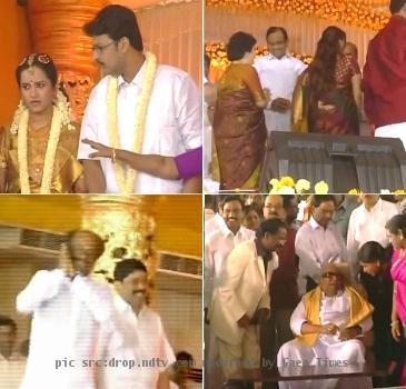 M.K. Alagiri's son wedding