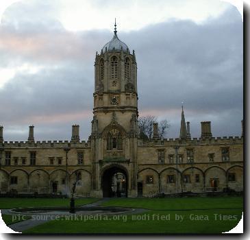 Picture of Christ Church College in Oxford, England. Took picture myself.