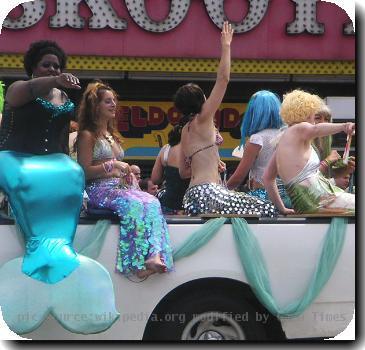 I took it, its yours. Coney Island Mermaid Parade 2004.