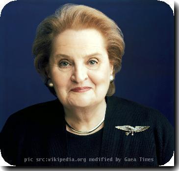 Madeleine Albright, official secretary of State portrait