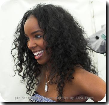 Kelly Rowland, backstage at T4 on the Beach in Weston-Super-Mare, England, July 2008. Photo copyright Jamey Howard.