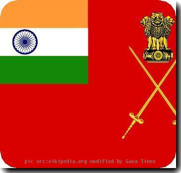 Flag of Indian Army(corrected the color based on this image.)