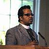 Bishop Carlton Pearson delivering a sermon.