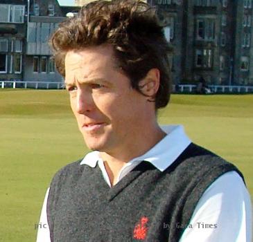 Hugh Grant during Round 2 of the 2007 Alfred Dunhill Links Championship at The Old Course in St Andrews, Scotland. (edited, cropped from ImageHugh Grant Dunhill 2007.jpg)