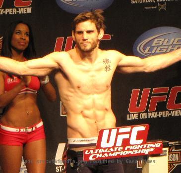 Jon Fitch at the UFC 111 weigh-ins.