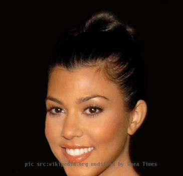 Kourtney Kardashian attending Maxim