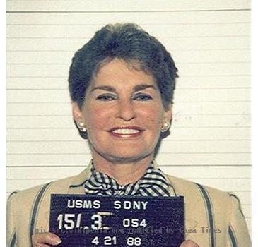 Mug shot of Leona Helmsley.