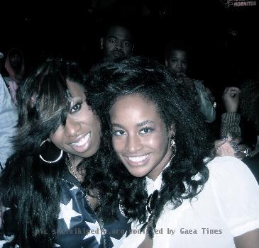 Missy Elliott with Model Oleena Ru