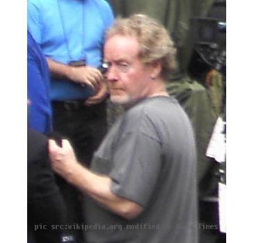 Cropped image from this file. <br> Ridley Scott in New York.