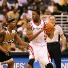 Tracy McGrady playing against the Washington Wizards of the National Basketball Association, guarded by Caron Butler
