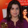 Director / Choreographer Farah Khan at the 4PS Advertising & Marketing Award, where she won the award for Best Marketed Film of the Year for Om Shanti Om.