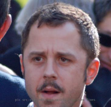 Giovanni Ribisi at a ceremony for James Cameron to receive a star on the Hollywood Walk of Fame.