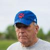 June Jones at spring practice