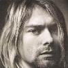 Photograph of Nirvana signer Kurt Cobain.