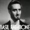 Cropped screenshot of Basil Rathbone from the trailer for the film