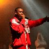 GZA performing at the Paid Dues hip hop festival at the Nokia Theatre in New York City.