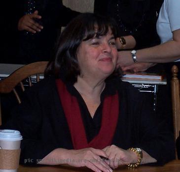 Ina Garten at a book signing in Chapel Hill, NC