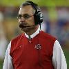 Ohio State Buckeyes college football head coach Jim Tressel during the 2009 Fiesta Bowl.