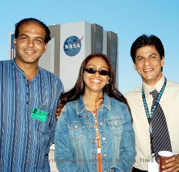 The indian actor visit NASA