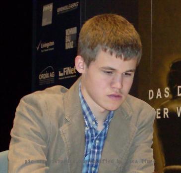 Magnus Carlsen at the 2008 Chess Classics