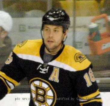 Boston Bruins left wing Marco Sturm