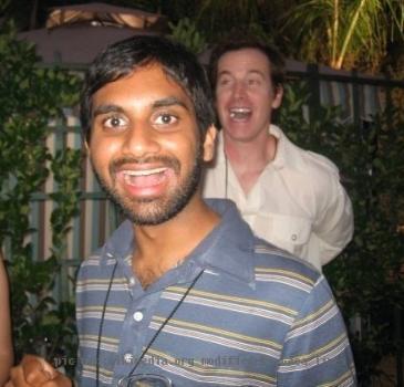 Photo of comedian Aziz Ansari taking in September of