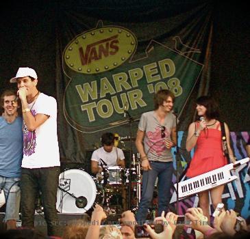 Cobra Starship at Warped Tour 08