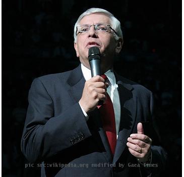 David Stern, commissioner of the National Basketball Association