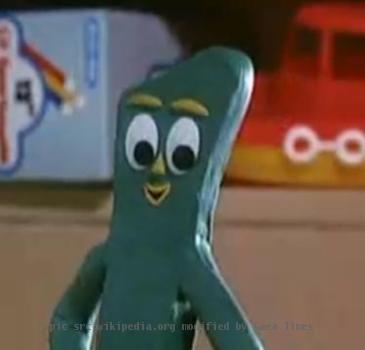 Screen shot of Gumby in the episode "Lost Treasure"