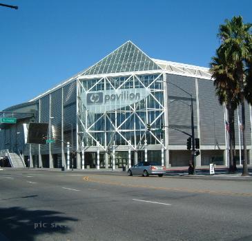 The HP Pavilion in San Jose, California, home of the San Jose Sharks and commonly known as the