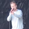 Jason Donovan, performing at South Shields, England
