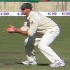 Matthew Hayden fielding at first slip vs South Africa at the WACA