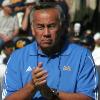 Norm Chow on the sidelines at the 2008 UCLA vs. Cal college football game.