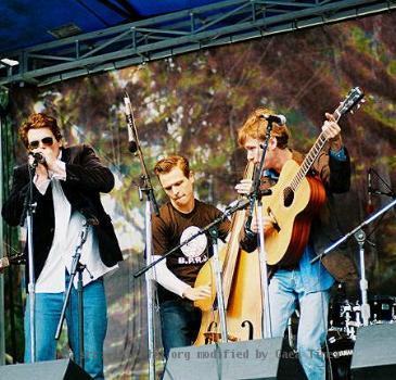 Old Crow Medicine Show performing at Hardly Strictly Bluegrass Festival in San Francisco - October 2004.