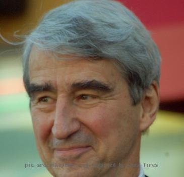 Sam Waterston at a ceremony in January 2010 to receive a star on the Hollywood Walk of Fame.