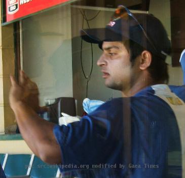 Suresh Raina at Adelaide Oval