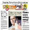 The Austin American-Statesman front cover from the January 27, 2008 edition.