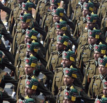 Nova Délhi (Índia) - Desfile do Dia da República, na Rajpath.