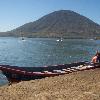 Isla de El Tigre, en el Golfo de Fonseca, perteneciente a Honduras. Vista desde el muelle de Coyolito