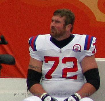 Matt Light, a player with the New England Patriots American football team.