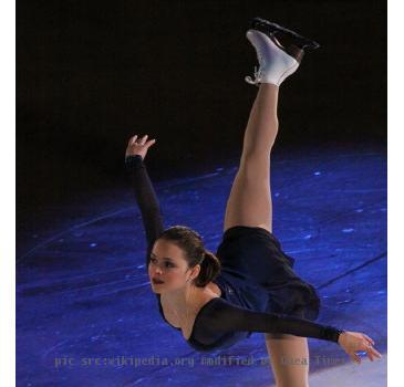 Sasha Cohen at the 2009 Stars on Ice show in Halifax, Nova Scotia.