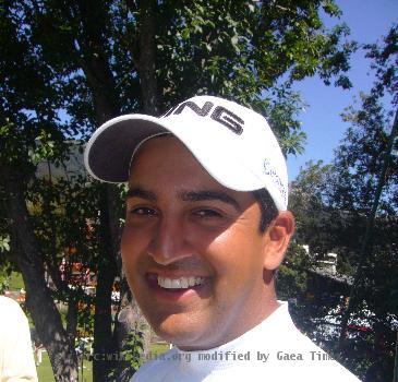 Shiv Kapur, Indian golfer at European Masters 2009 in Crans